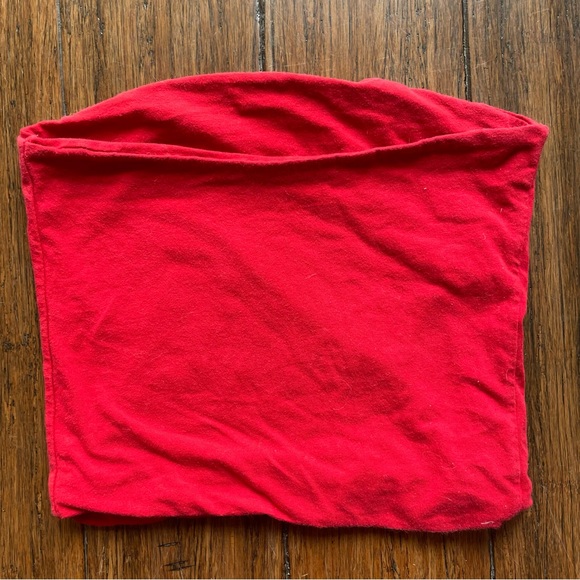 Brandy Melville Red Tube Top - Picture 4 of 5